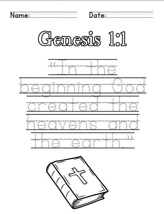 Bible Verse Tracing  FREE