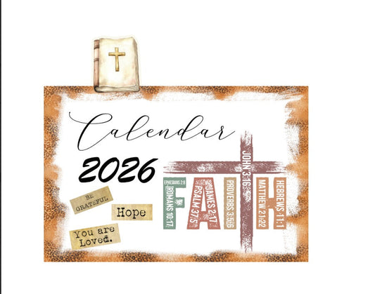 2026 Monthly Christian Calendar FREE